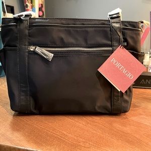 Portagio Black handbag